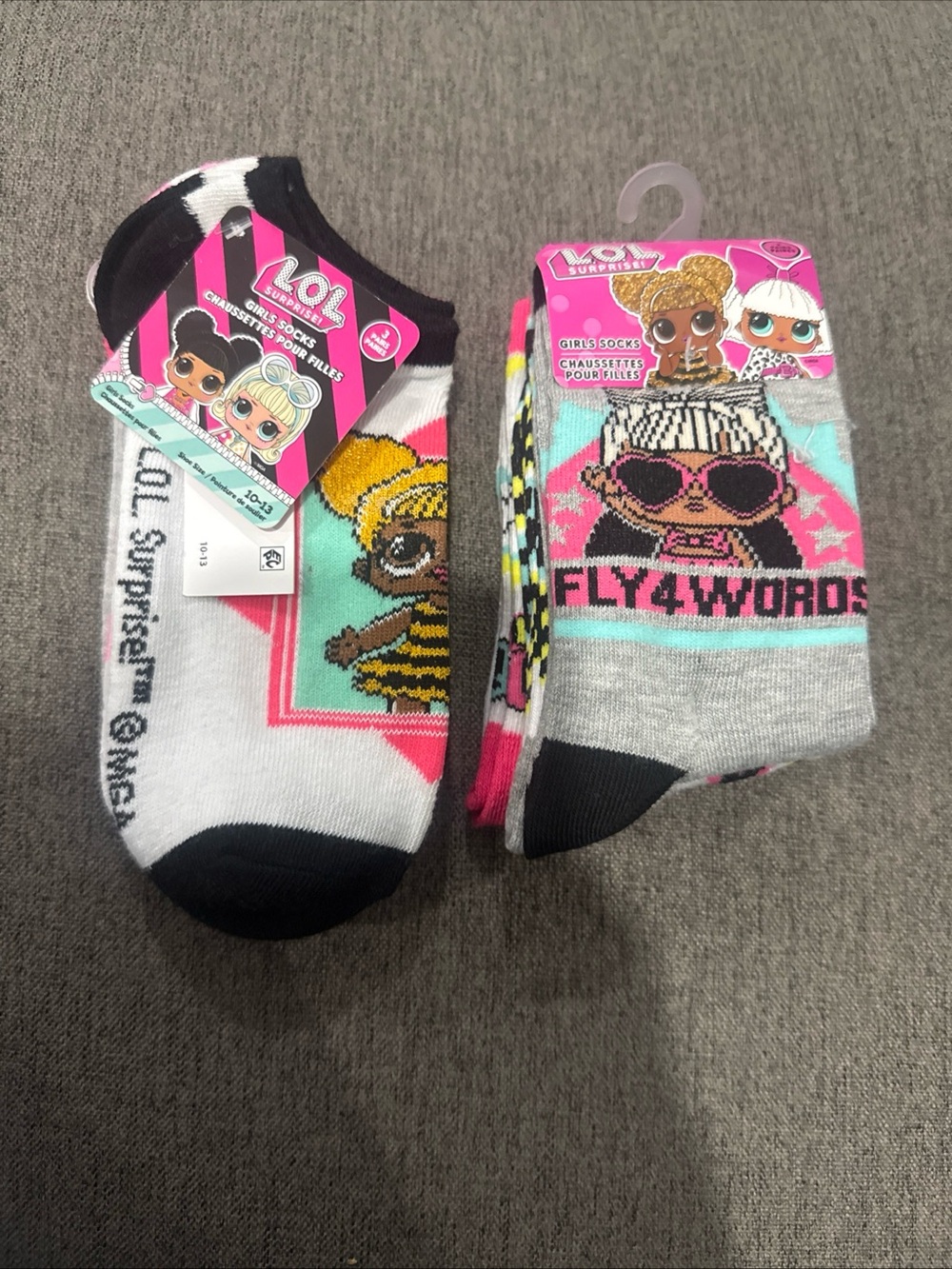 L.O.L. Surprise Girls Socks (3 Pack)- Brand new